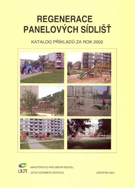 Regenerace panelovch sdli - katalog pklad za rok 2002